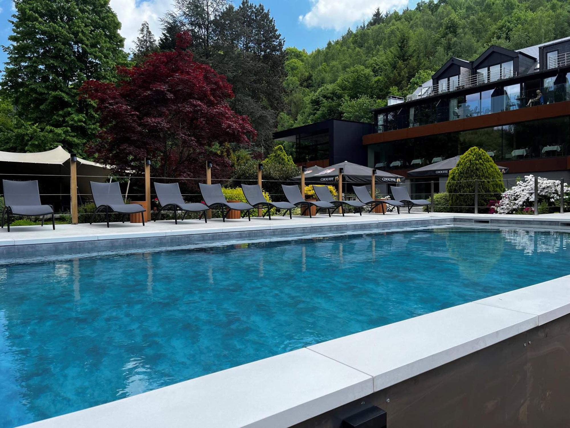 Hostellerie La Claire Fontaine, Logis Hotels & Spa La-Roche-en-Ardenne Esterno foto